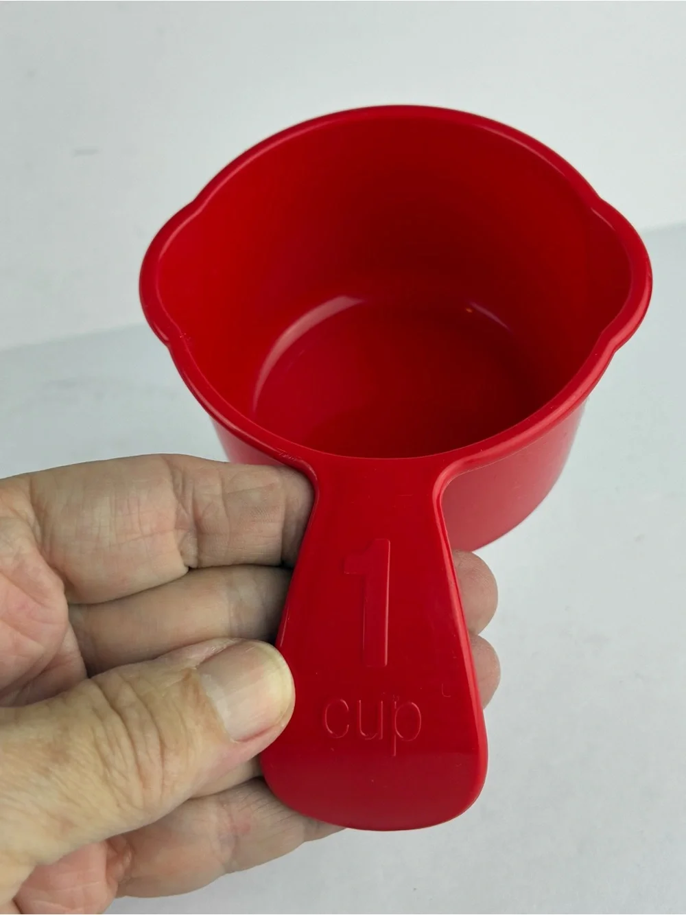 Tupperware Red Measuring Mates Cups Set of 4 Replacements (?)